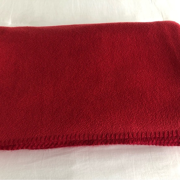 Red Fleece Blanket - Picture 2 of 6